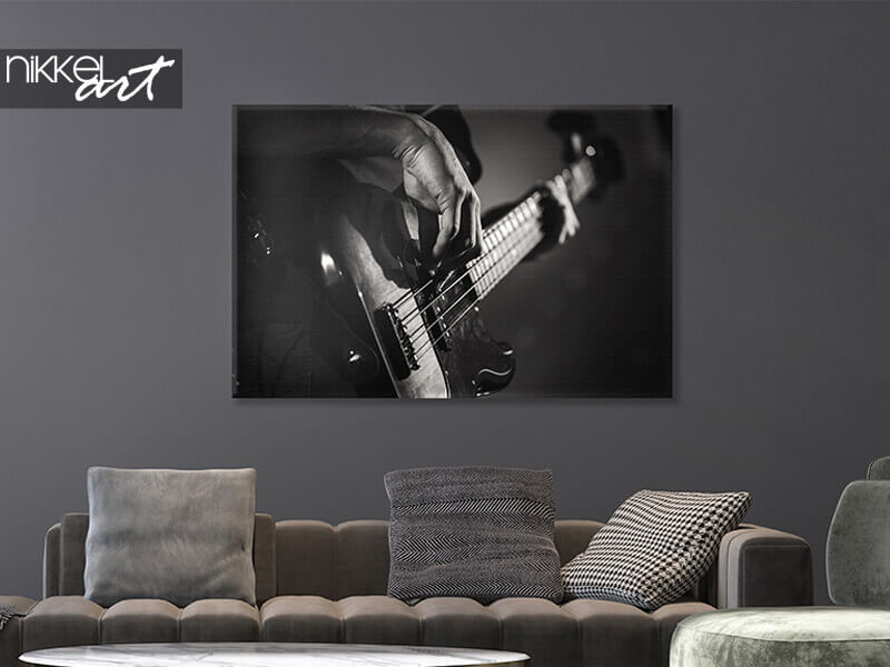Canvas prints Electric bass guitar