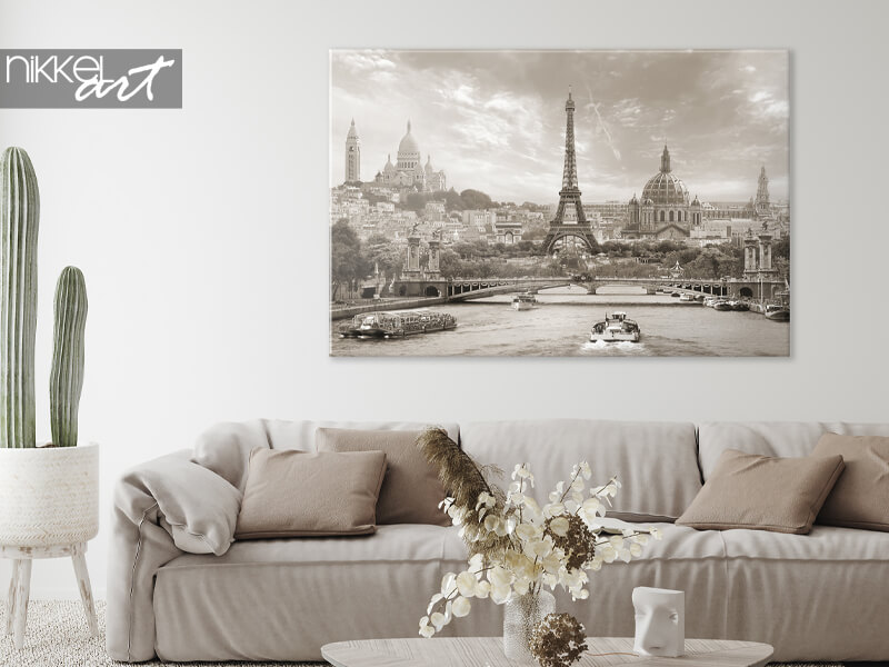Canvas prints Paris at a single glance